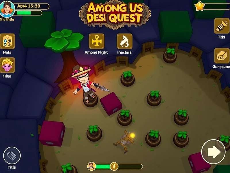 Among Us Desi Quest gameplay screenshot